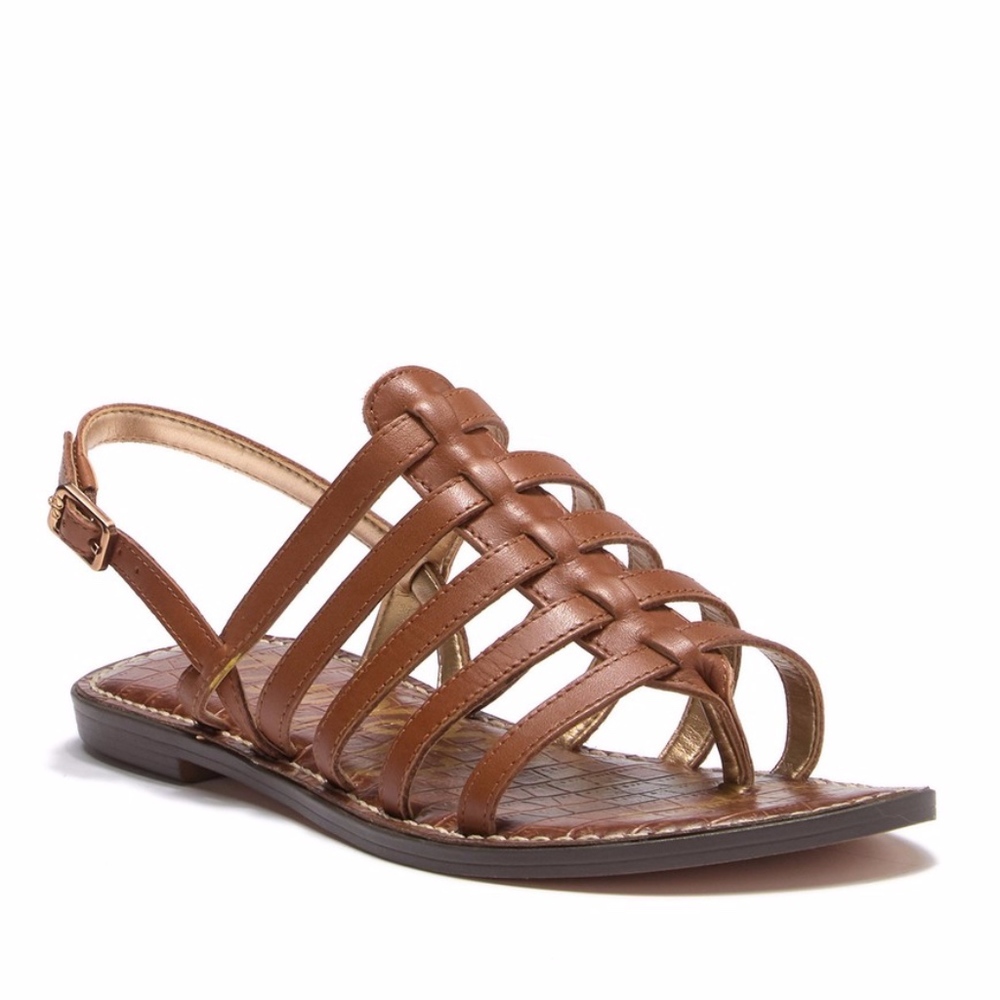 NIOB Brown Sam Edelman Garland Strappy Sandal 6.5
